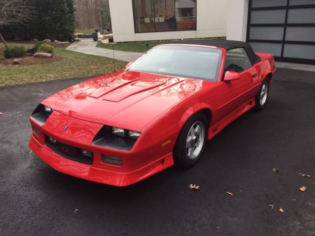 1991 Red Chevrolet Camaro Convertible