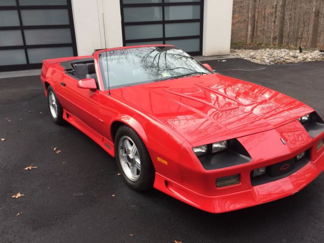 1991 Red Chevrolet Camaro Convertible