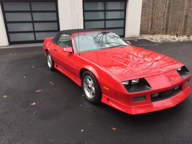 1991 Red Chevrolet Camaro Convertible