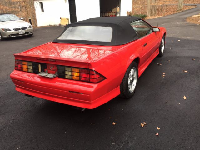 1991 Red Chevrolet Camaro Convertible