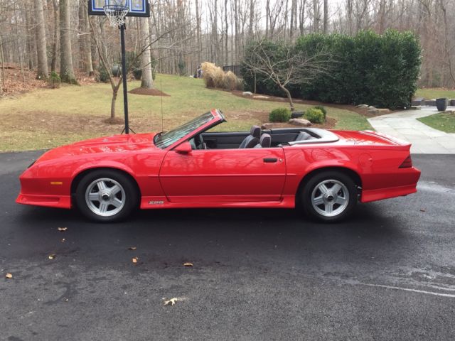 1991 Red Chevrolet Camaro Convertible