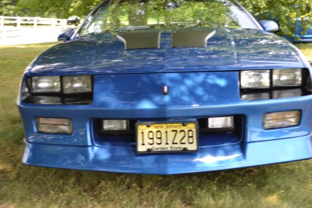 1991 Blue Chevrolet Camaro Convertible