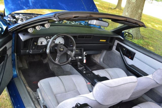 1991 Blue Chevrolet Camaro Convertible