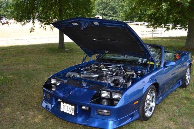 1991 Blue Chevrolet Camaro Convertible