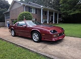 1991 Burgundy Chevrolet Camaro Coupe