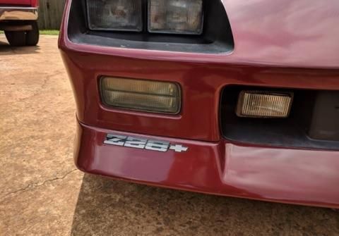 1991 Burgundy Chevrolet Camaro Coupe