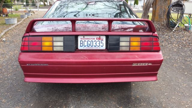 1991 Red Chevrolet Camaro Coupe