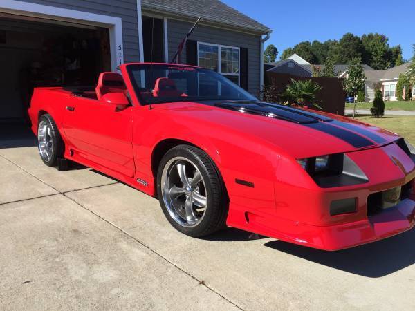  Red Chevrolet Camaro Convertible