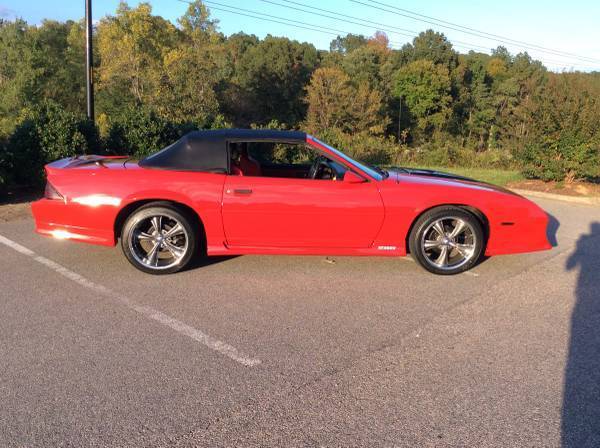  Red Chevrolet Camaro Convertible