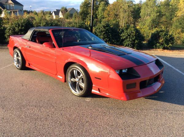  Red Chevrolet Camaro Convertible