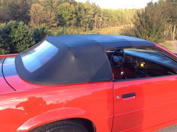  Red Chevrolet Camaro Convertible