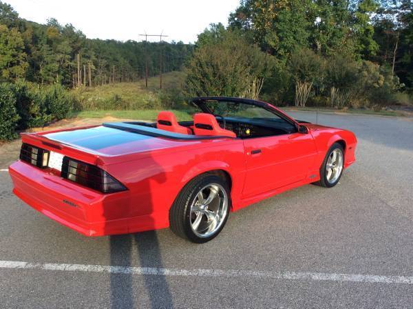 Red Chevrolet Camaro Convertible