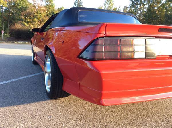  Red Chevrolet Camaro Convertible