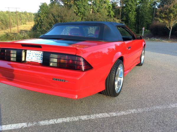  Red Chevrolet Camaro Convertible