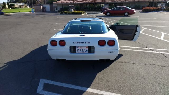 1991 White Chevrolet Corvette