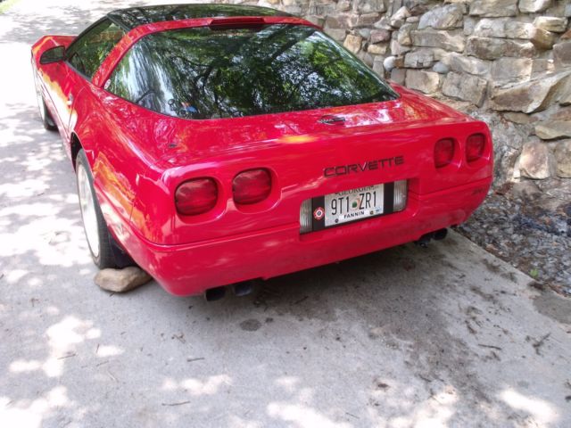 1991 White Chevrolet Corvette