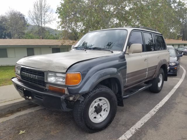 1991 Beige Toyota Land Cruiser SUV