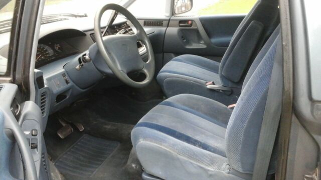 1991 Blue Toyota Previa 3 Door Mini Van