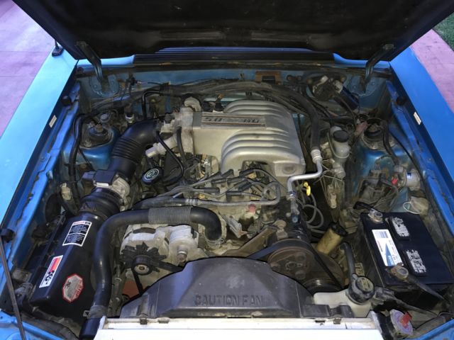 1992 Bimini Blue Ford Mustang Convertible