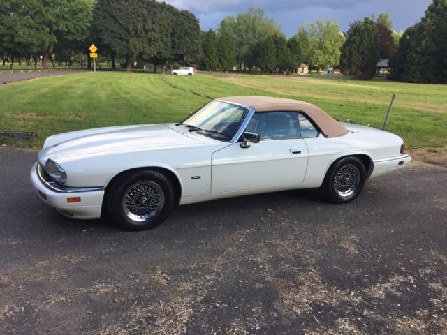 1994 White Jaguar XJS Convertible