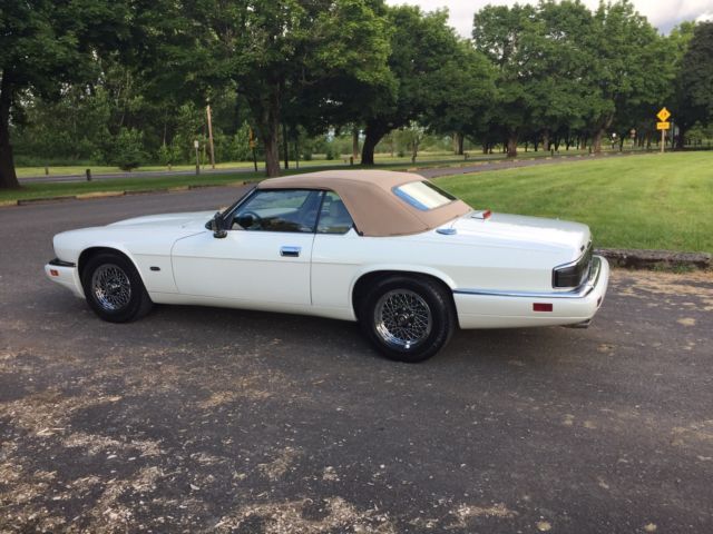 1994 White Jaguar XJS Convertible