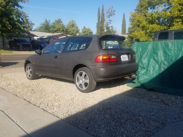 1992 Black Honda Civic Hatchback