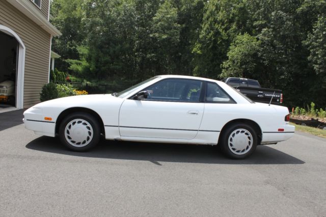1992 White Nissan 240SX Coupe