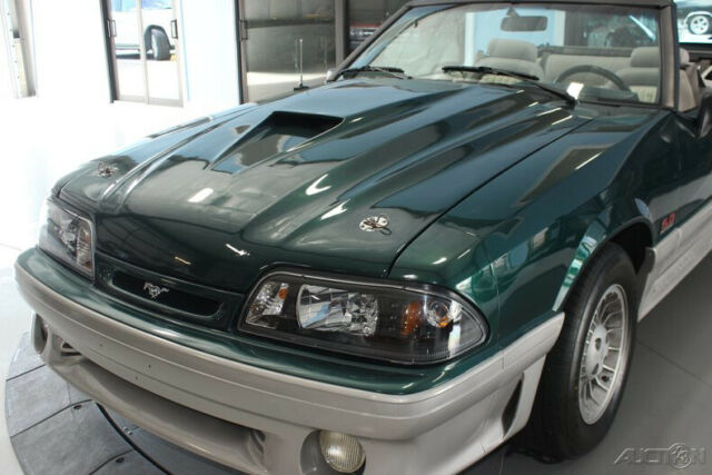 1992 Green Ford Mustang Convertible