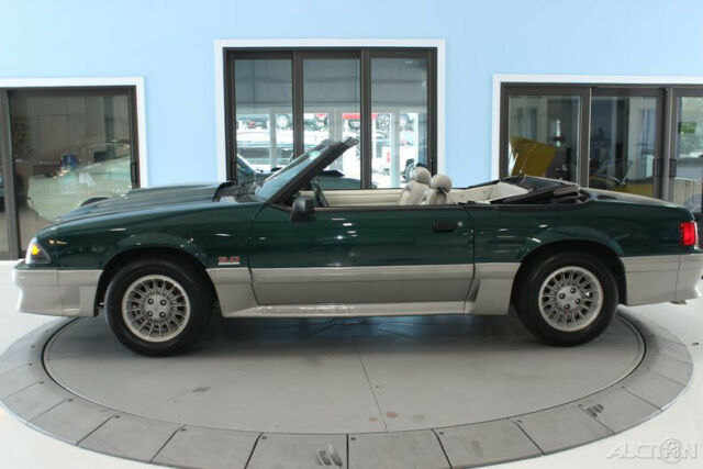 1992 Green Ford Mustang Convertible