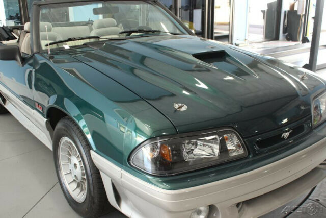 1992 Green Ford Mustang Convertible