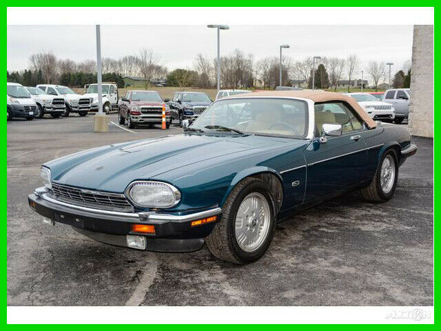 1992 Green Jaguar XJS Convertible