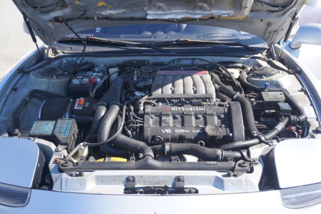 1992 Silver Mitsubishi 3000GT Sports Car