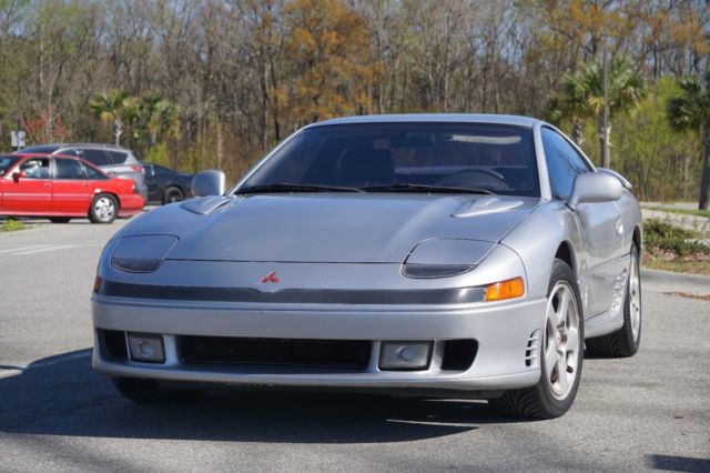 1992 Silver Mitsubishi 3000GT Sports Car