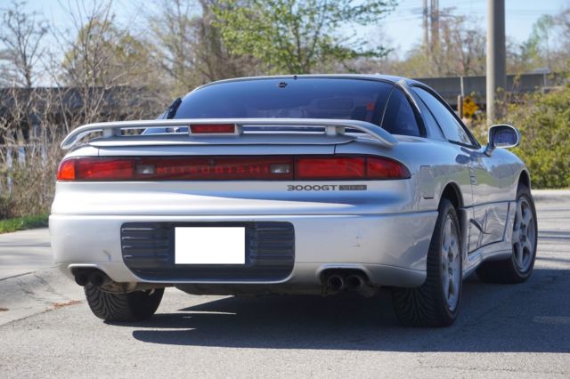 1992 Silver Mitsubishi 3000GT Sports Car