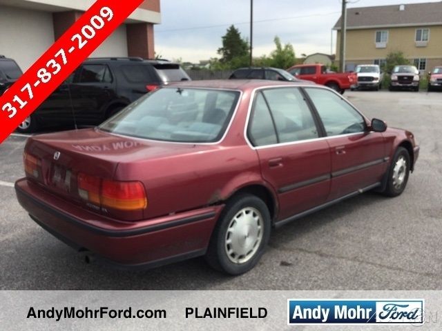 1992 Red Honda Accord Sedan