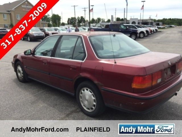 1992 Red Honda Accord Sedan