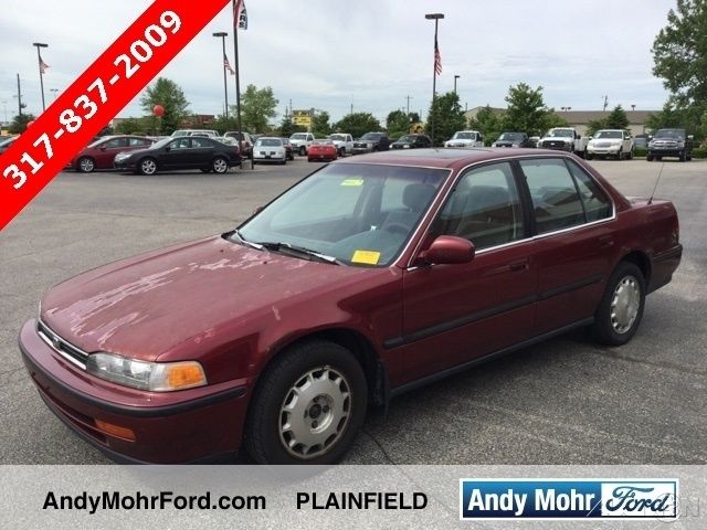 1992 Red Honda Accord Sedan