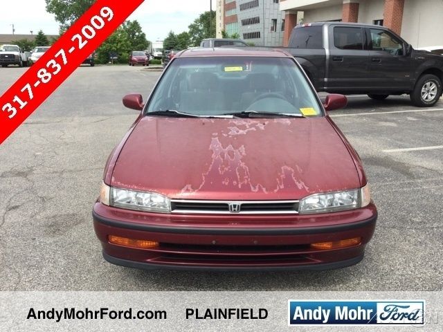1992 Red Honda Accord Sedan