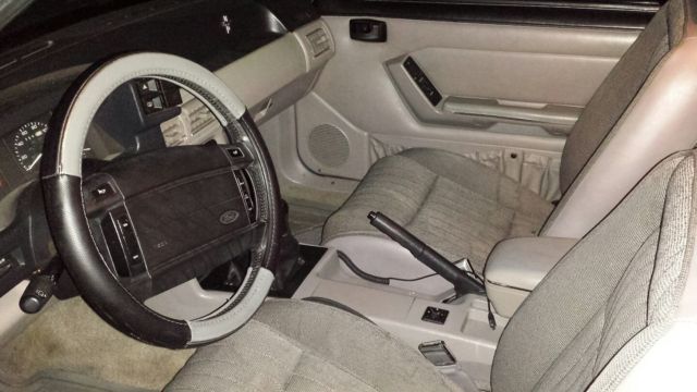 1992 Blue Ford Mustang Hatchback