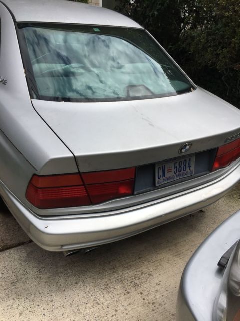 1992 Silver BMW 8-Series Coupe