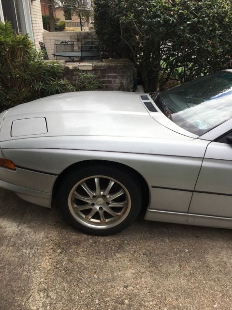1992 Silver BMW 8-Series Coupe