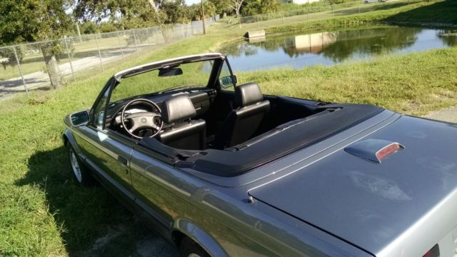 1992 Granite Silver BMW 3-Series Convertible