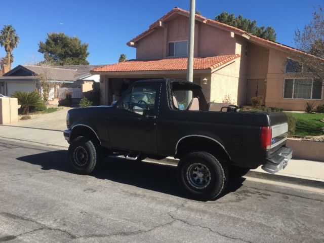 1992 Black Ford Bronco