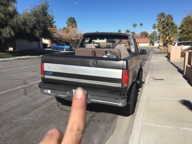 1992 Black Ford Bronco