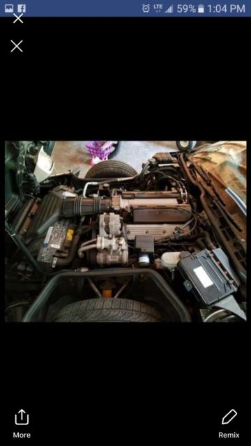 1992 White Chevrolet Corvette