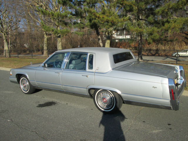 1992 Silver Cadillac Brougham Sedan