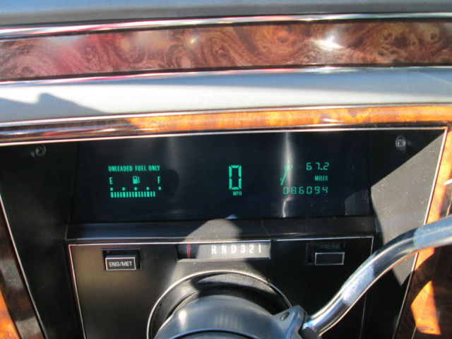 1992 Silver Cadillac Brougham Sedan