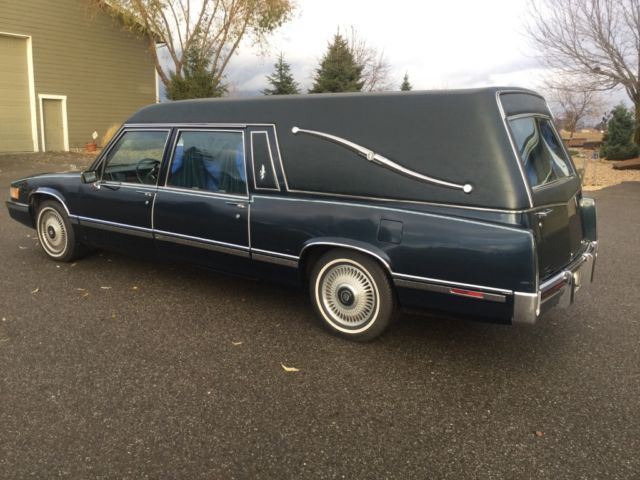 1992 Blue Cadillac Other Hearse