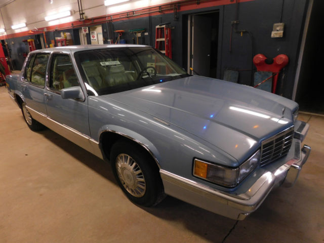 1992 Blue Cadillac DeVille Sedan