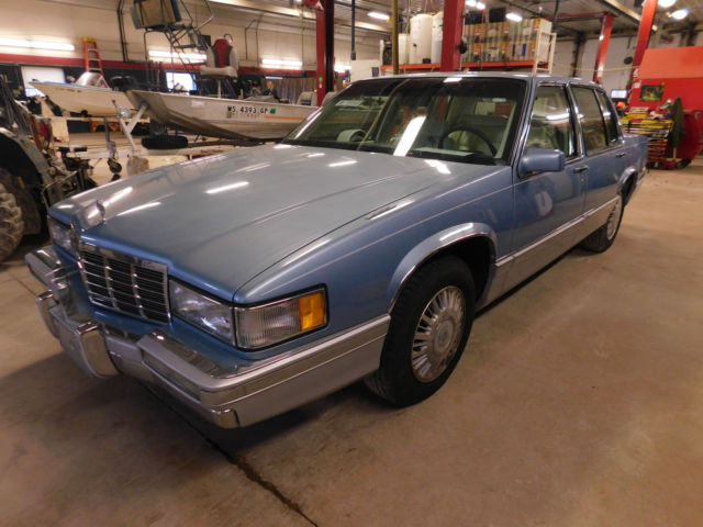 1992 Blue Cadillac DeVille Sedan